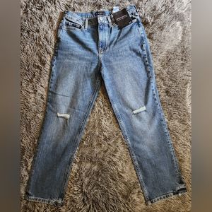 High Rise Straight Leg Jeans